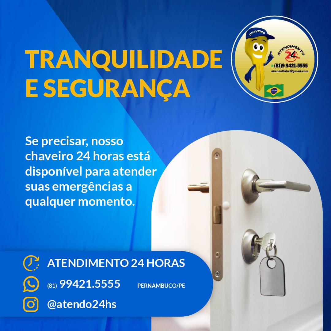 Serviços de emergência 24 horas
