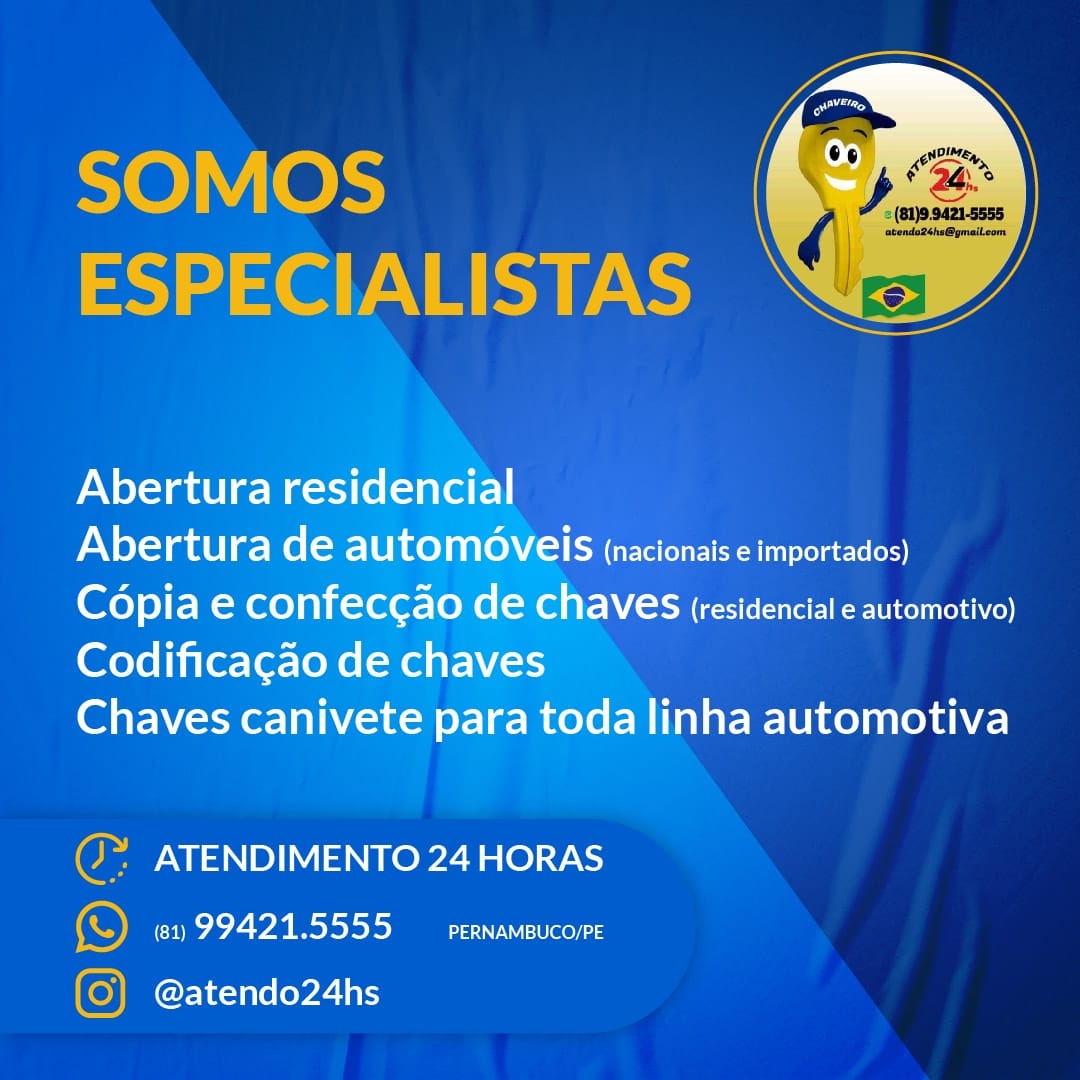 Chaves automotivas e residenciais